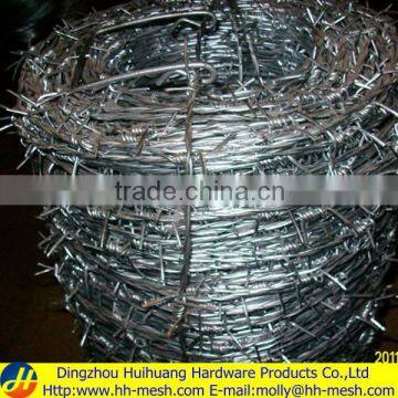 swg galvanized barbed wire-PVC COATED &GALVANIZED (Manufacturer&Exporter)