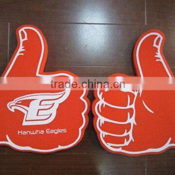 Cheering PU Sponge Soft Foam hand Thumb finger