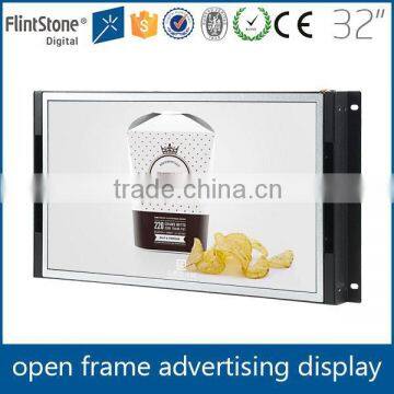 FlintStone 32 inch wall mounted digital video signage, wall mounted digital video signage, commercial promotional display