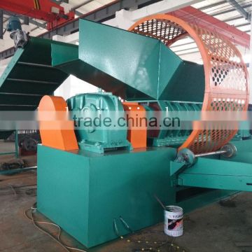 ZPS-1200 type used tyre shredder machine / auto-control waste tire recycling plant / rubber powder production equipment