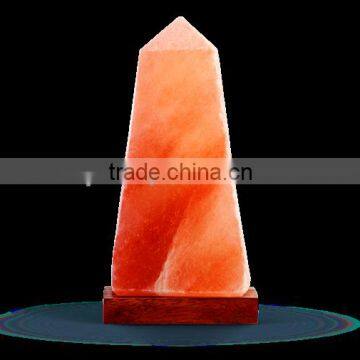 Obelisk Geometrical Shape Himalayan Salt Lamp