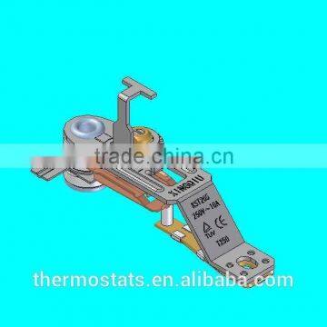 Adjustable bimetallic steam iron Thermostat