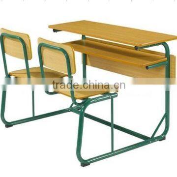 Children school desk and chair/Wooden school furniture/Modern furniture