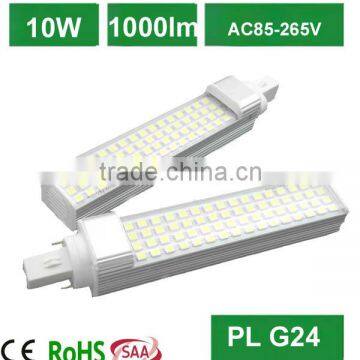 2014 new design 10w g24 pl led plug ligh