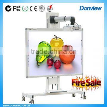 100inch pressure mobile interactive system smart board