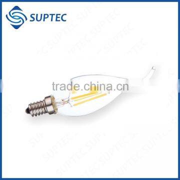 UL Listed 4W 2700K Flame-tip E12 SES C35 Filament LED Candle Bulb                        
                                                Quality Choice