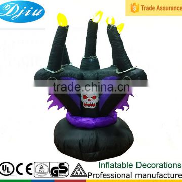 DJ-XT-70 inflatable skeleton witch hand halloween patio decoration hanging skeleton decoration