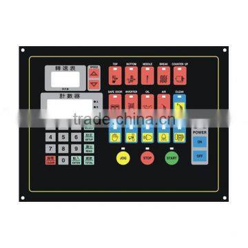 custom graphic panel overlays used on learnig machine