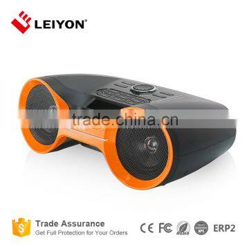 leiyon brand wholesale Outdoor popular style Bluetooth Speaker with Alarm clock