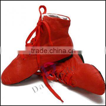 S5216 leathre jazz dance shoes red rain jazz dance shoes wholesale red jazz shoes