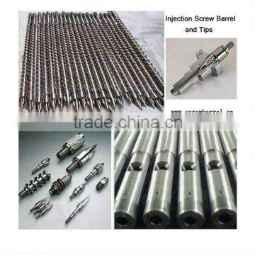 bimetallic Cobalt base alloys screw barrel for plastic injection mold machine