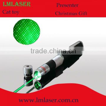 Newly 532nm 50 mw green laser pointer/2in1 green laser pen/5in1 green beam laser pointer Fixed-focus