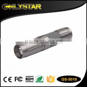 Onlystar GS-5019 Aluminum mini led flashlight portable torch with novelty keychain