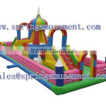 Popular high quality arch inflatable city for amusement, arch fun city SP-FC046