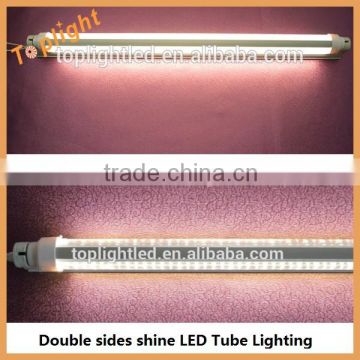 36W 40W 60''84'' 96'' 360degree LED Double Sided Tube Lights for signs rotatable base