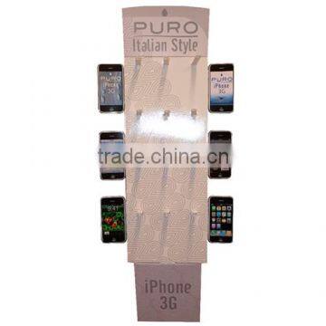 Wholesale offset printing pop up cardboard display stand for mobile accessories