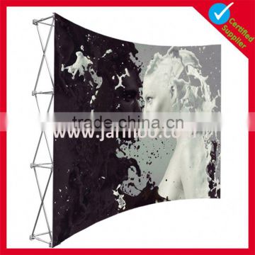 advertising hook and loop fabric pop up display