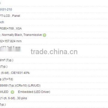 10.4 Inch HX104X01-210 A-Si TFT-LCD Panel For HYDIS photo-4