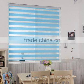 Double layer zebra blinds lace pleated window blinds