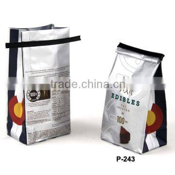 custom printed heavy duty pet food bag with tin tie