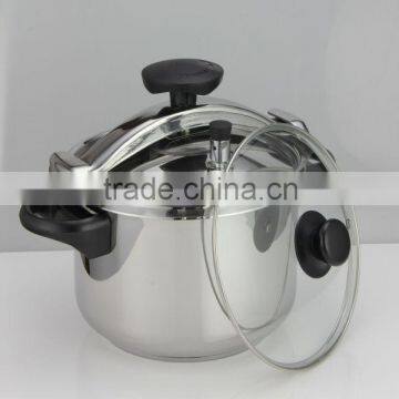 100% Safety Guarantee 18/8 Stainless Steel Pressure Cooker Suitable to Gas Stove & Induction Cooker CSB