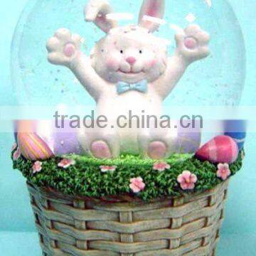 polyresin easter gift water ball