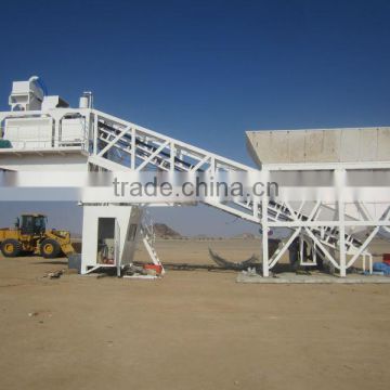 Turn key service portable ready mix concrete batch plant