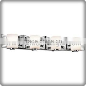 UL CUL Listed Modern Hotel Lamp Supplier Glass 4 Heads Bathroom Vanity Wall Lighting W80944