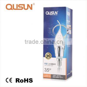 QUSUN LED Candle Light 3.5W Clear Finish LED Candle Light photo-4