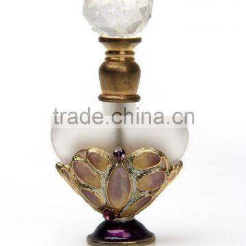 Custom best crystal glass perfume bottles cosmetic packaging perfume bottle caps OEM glass perfume