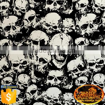 Super Value hydro paint DAZZLE No.DGDAD043 Skull hydrographics dipping Human skull water transfer printing films