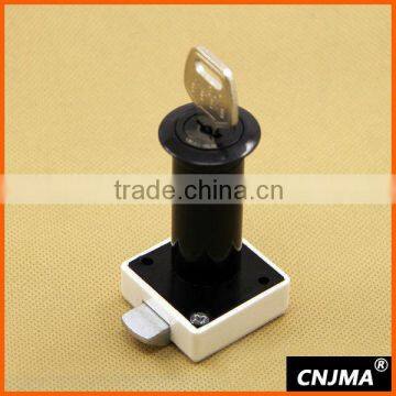 MS40White Brass Key Drawer Cabinet Lock photo-2
