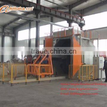 Rotational molding machine, shuttle machine, carousel rotomolding machine