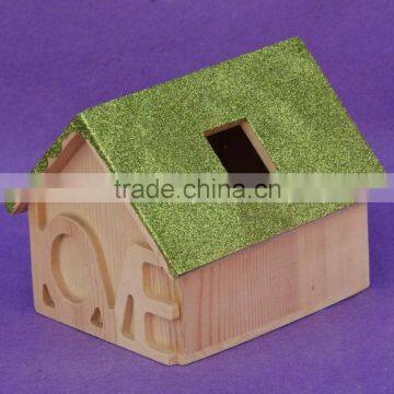 Cheap Handmade Christmas Wooden Carved Bird House photo-5