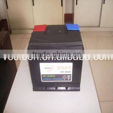 12V60AH CCA360 best sale car battery