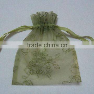 pattern organza green tea bag for sale