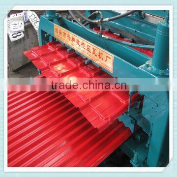 XH 1050-1020 Safe Cover Double Layer Roll Forming Machine for Hydraulic Cutting Roofing