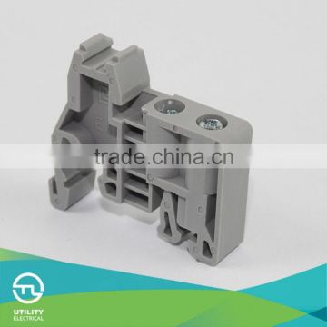 Newest UTL E/1A din rail end stopper terminal blocks grey terminal block connector manufacturer in China