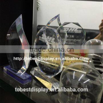 Customized emmy award trophy, wholesale trophy parts, shields and trophy