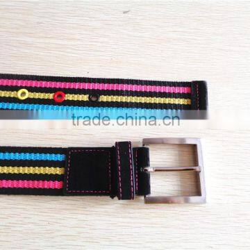 Factory Customized Canvas Sport Cotton Fabric Belt photo-3