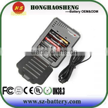 2014 TrustFire original factory wholesale TR-003 charger for lithium battery for 4 batteries