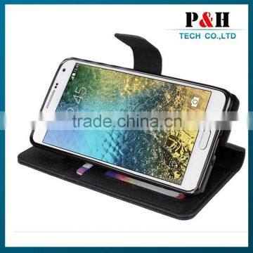 Cheaper Wallet Style Stand PU Leather Flip Case for Samsung Galaxy E7 photo-6