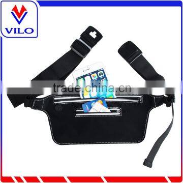 LED Rechargable Ultra Slim Running Belt / Runner's Race Belt /Sport Waist Bag photo-6