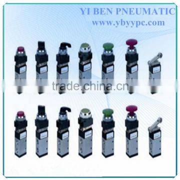 Control push button valve flush air valve