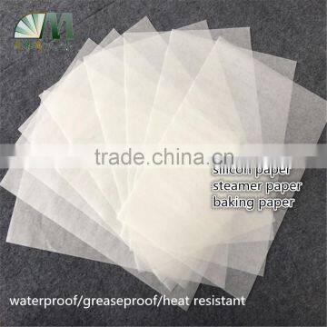 good greaseproof waterproof heat resistant non-stick silicone coated baking parchment paper sheets