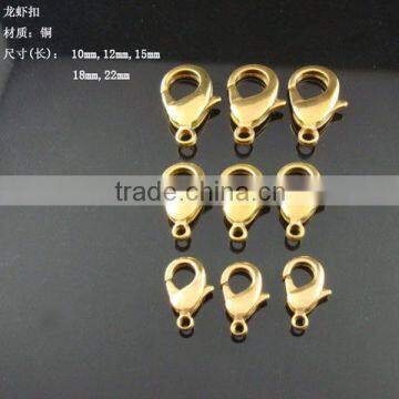 no plating color copper lobster 22mm 18mm