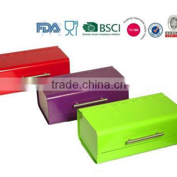 Colorful bread bin,Bread storage box for Kitchen