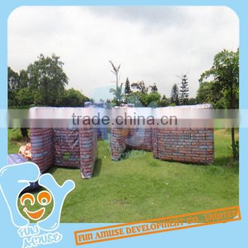 Funny inflatable paintball field for sale