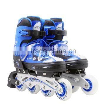 ACTION brand Roller Skates PW-151D Blue Sport Shoes Flashing Roller Men Shoes Outdoor Sports and Entertainment