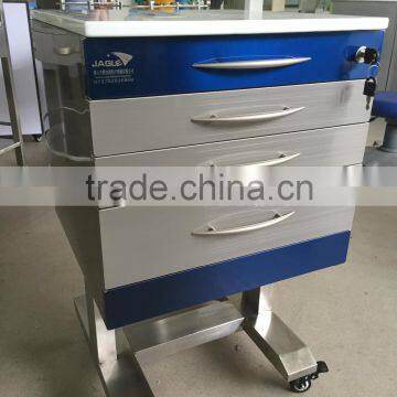 Stainless steel dental trolley, hospital trolley.
